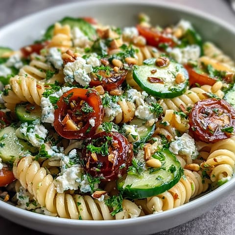Lemon Vinaigrette Pasta Salad