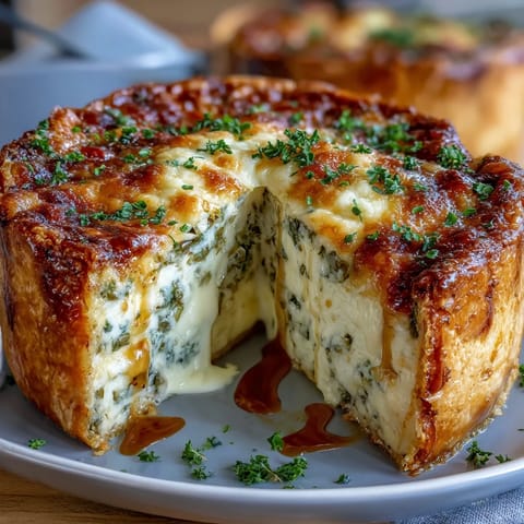 A golden quiche filled with tender asparagus and creamy Brie, baked to perfection for an elegant Mother's Day brunch.