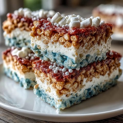 Patriotic Rice Krispies Treats