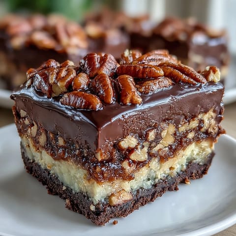 Decadent Kentucky Derby Chocolate Pecan Tart with a golden crust and gooey chocolate-pecan filling, perfect for race day celebrations.