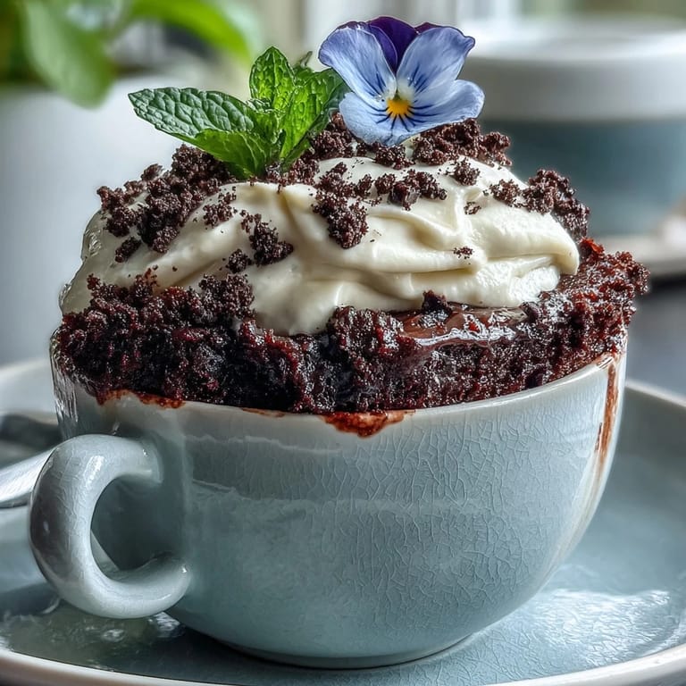 Whimsical Mother's Day Flower Pot Brownies featuring layered chocolate, cream, and garden decoration.